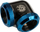 Përshtatës Bitspower 90°, 16mm Dual Multi Link, Black Sparkle Royal Blue