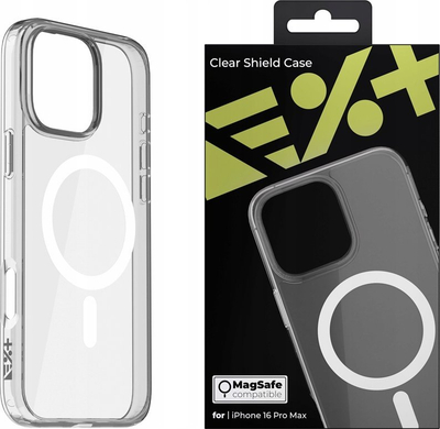Kuti mbrojtëse NEXT ONE Clear Shield, për iPhone 16 Pro Max, MagSafe, transparente