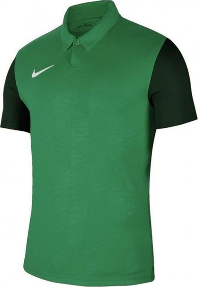Bluzë polo Nike Trophy IV Y JSY BV6749 302, për kalamaj, poliester, e gjelbër