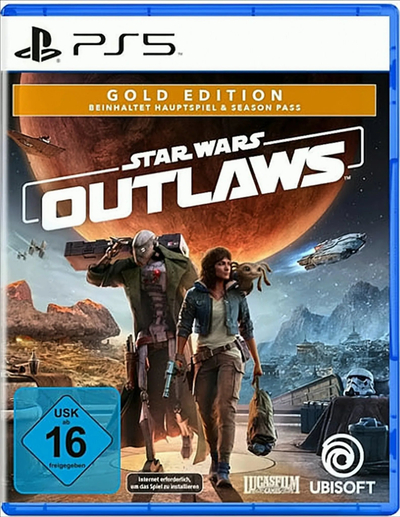 Lojë PS5 Ubisoft Star Wars Outlaws Gold Edition, Season Pass, hyrje e hershme