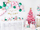Serveta letre Luck and Luck Merry Christmas, në formë peme Krishtlindjesh, 20 copë, të bardha