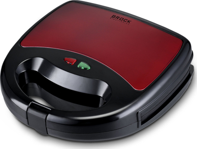 Toastier elektrik Brock SSM 2001 RD, 750W, pllaka çeliku inoks, i bardhë
