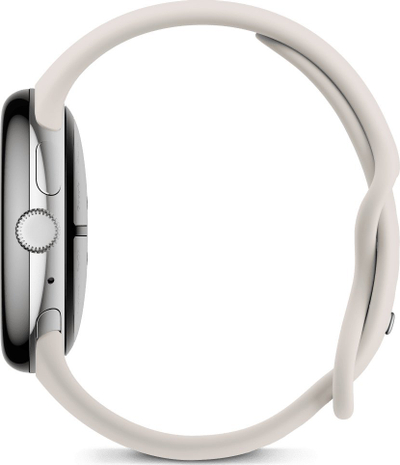 Orë Smart Google Pixel Watch 3 WiFi, 45mm, kornizë argjend, rrip Porcelain
