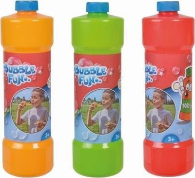 Lëng flluska sapuni Simba Bubble Fun, shishe 1L, për mbushje, me ngjyra nga të gjitha