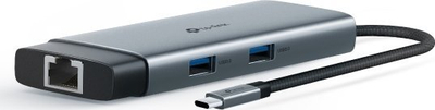 Hub USB C TP-Link UH6120C, 6 porta, gri