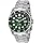 Ore dore Invicta Pro Diver 30808, 43mm, çelik inox, jeshile