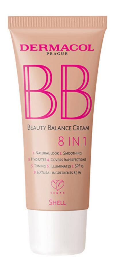 Krem pudër BB Dermacol Beauty Balance Cream, 30 ml