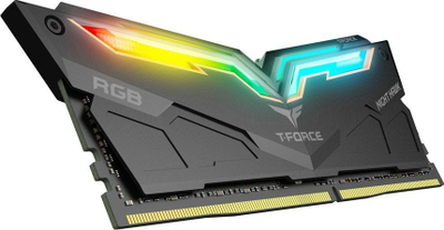 Memorie TeamGroup T-Force Night Hawk RGB Gen2, DDR4, 32 GB, 3200 MHz, CL16, TF14D432G3200HC16CDC01