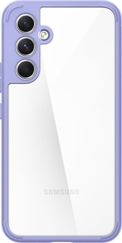 Mbulesë telefoni Spigen Ultra Hybrid për Samsung Galaxy A54 5G, transparente, kornizë TPU, vjollcë