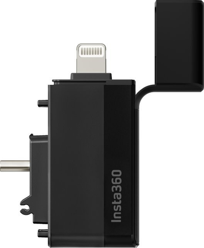 Lexues karte Insta360 Quick Reader X3, Lightning, USB-C, i zi