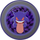 Dorezë telefoni PopSockets PopGrip MagSafe Pokemon Gengar, me unazë adapter, vjollcë