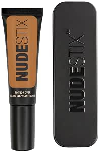 Fondatinë e lëngshme Nudestix Tinted Cover, mbulim i ndërtueshëm, efekt natyral, bezhë