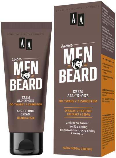 Krem për mjekër AA Men Beard All-in-One, 50 ml