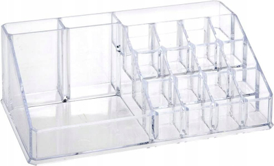 Organizues kozmetike Eleganza ELEGANZA, 16 ndarje, plastikë transparente