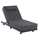 Shezllon profesional Jessie 200x71x35,5-95Hcm (HM10714.03), gri