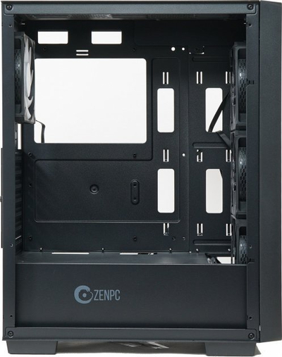 Kuti kompjutri ZENPC Wooder TG, ATX mid tower, xham i temperum, e zezë