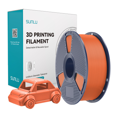 Filament 3D SUNLU PETG, 1.75 mm, 1 kg, portokalli