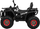 Quad elektrik për fëmijë Desert 900, 12V, 4x45W, i zi