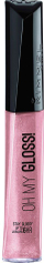 Lip gloss Rimmel Stay Glossy Oh My Gloss, 6.5ml, nr 130 Purrr Glossy Cat, rozë me shkëlqim