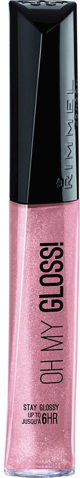 Lip gloss Rimmel Stay Glossy Oh My Gloss, 6.5ml, nr 130 Purrr Glossy Cat, rozë me shkëlqim
