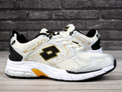 Atlete Lotto Akimoto Shoes M 2400570U, për burra, bezhë me argjend