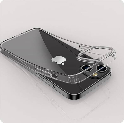 Mbulesë telefoni Tech-Protect Flexair Hybrid për iPhone 15 Pro, transparente, me mbrojtje nga goditjet