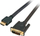 Kabllo HDMI në DVI-D EFB K5432SW.2, 2m, Full HD, e zezë