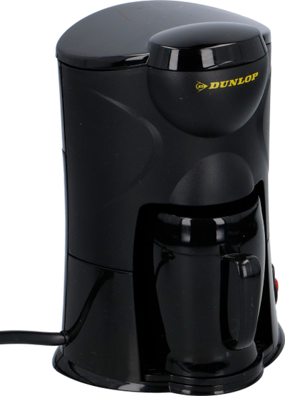 Апарат за кафе за автомобил Dunlop 12V, за 1 шолја, црн