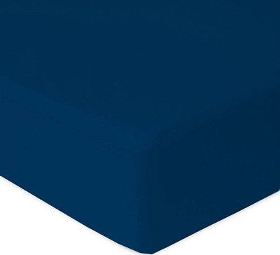 Çarçaf me lastik Multitex Jersey, 120x200 cm, lartësi 30 cm, blu