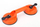 Ngritës vakum Okko Suction Lifter, me dy koka, plastikë, portokalli