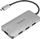 Qendër USB Targus, 4 porta USB-A 3.0, gri