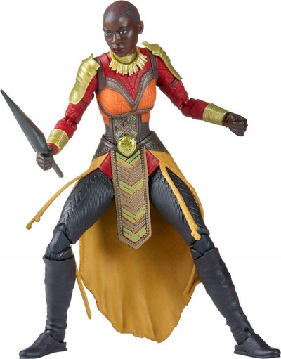 Figurë aksion Marvel Legends Series Black Panther Wakanda Forever Okoye, 15cm, me aksesorë, shumengjymtyrëshe