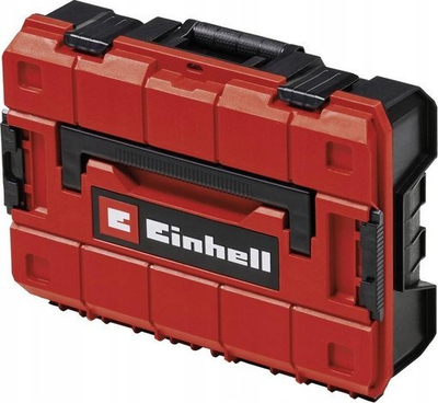 Kuti sistem Einhell E-Case S-F, me ndarje plastike, kundra spërkatjeve, e kuqe