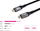 Кабел USB C во C Equip USB4 Gen 3, 2m, 240W PD3.1, 40Gbps, црн