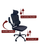 Karrige për zyre Tribe, e zezë