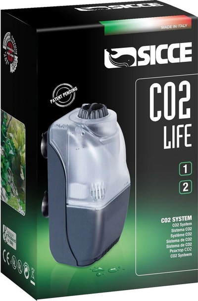 Sistem CO2 për akuarium SICCE CO2 Life, deri 150L, 7x6x17.6 cm