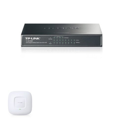 Мрежен свич TP-Link TL-SG1008P, 8 гигабитни порти, 4 PoE, за монтажа во рек