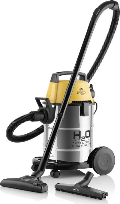 Fshesë me korrent ETA Barello 6222 90000, 1400W, 17L inoks, e verdhë me të zezë