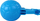 Mjet për topa bore Leantoys, 35 cm, plastikë, blu
