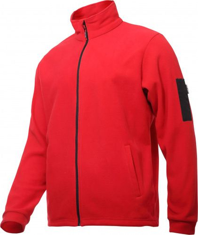 Bluza fleece Lahti Pro, CE, madhësia 2XL, e kuqe