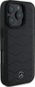 Mbrojtëse telefoni Mercedes-Benz Waves për iPhone 16 Pro, lëkurë, 6.3\", e zezë
