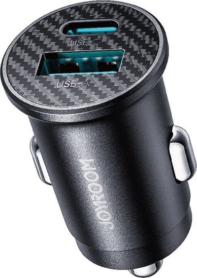 Полнач за автомобил Joyroom JR-CCN16, 15W, 2 USB порти, црн