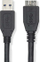 Kabllo USB Nedis, USB 3.2 Gen 1, USB A në Micro USB, 0.5m, i zi
