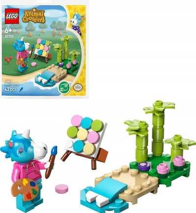 Set LEGO Animal Crossing Julian pikturon te plazhi 30703, 43 copa, mosha 6+