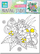 Set pikture në kanavacë Stnux Small Flowers, 15x15 cm, me bojra dhe penel