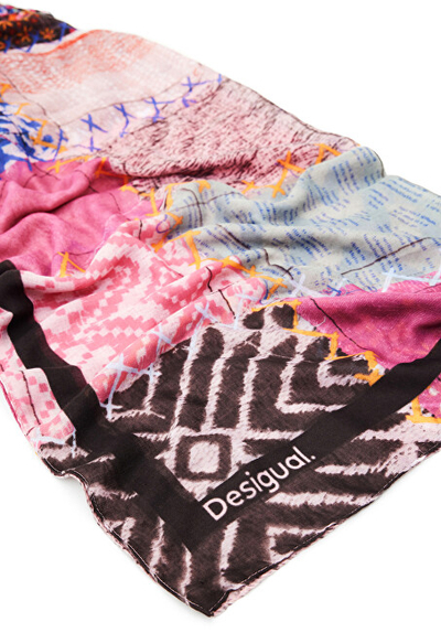 Shall për femra Desigual DGL-23WAWA03-9021-01, rozë/kafe
