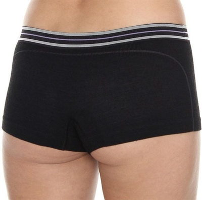 Boksera për gra Brubeck Active Wool BX10860, madhësia M, të zeza