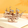 Puzzle 3D druri Robotime Rolife ROETG305 Sailing Ship, model anije lundruese, klasik, ngjyrë druri natyrale