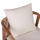 Karrige druri teak me litar & jastëkë 57×63.5×75–88 cm (HM9456.01)
