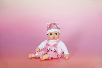 Облека за кукли Baby Born Onesie со капа, за кукли 43cm, комплет, многуобоена